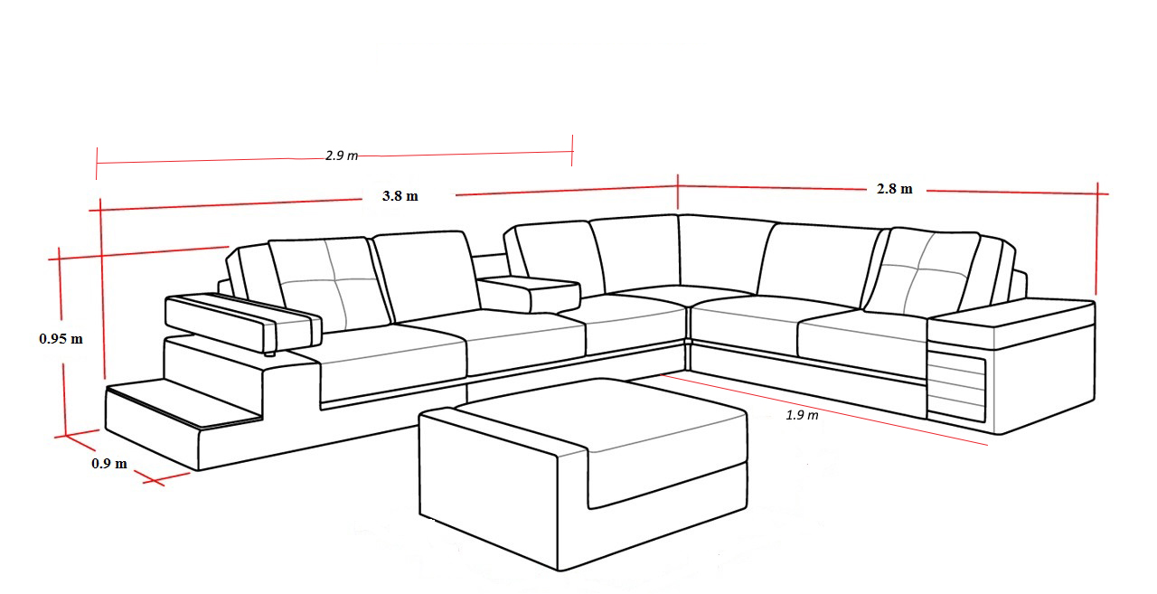 Ghế sofa có cấu tạo như thế nào ? Đặc điểm ghế sofa